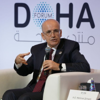 Bakan Şimşek Doha'da yapısal dönüşümün önemine dikkat çekti