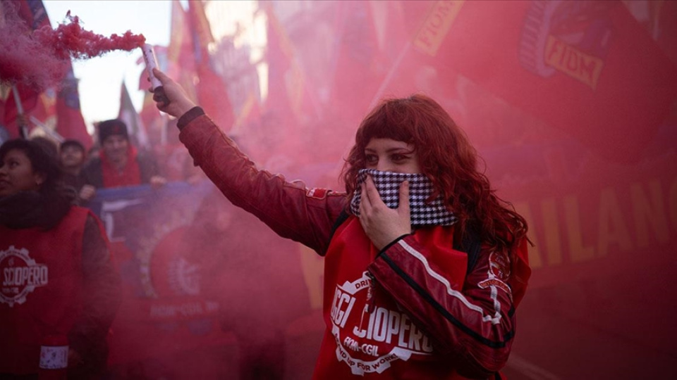 İtalya'da bütçe grevi