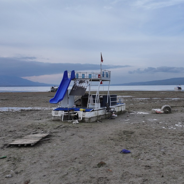Sapanca Gölü'nde su seviyesi tarihinin en düşük seviyesine indi