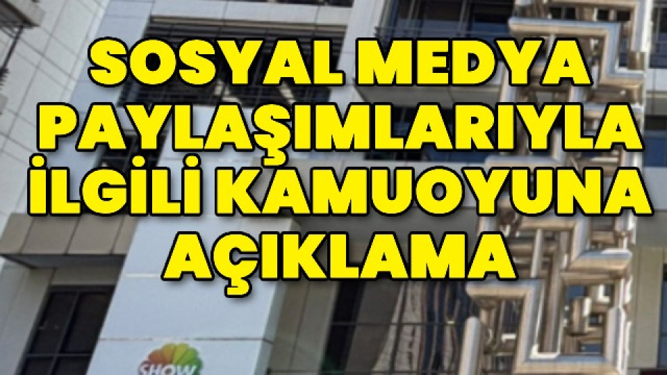 Sosyal Medya Paylaşımlarıyla İlgili Kamuoyuna Açıklama | Son dakika ekonomi haberleri