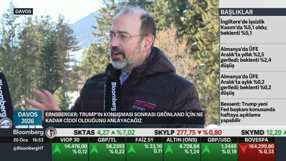 S&P Global/Ernsberger: Türkiye için farklı fırsatlar ortaya çıkabilir