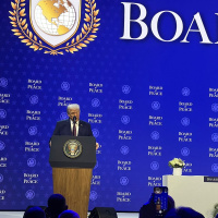 Trump Barış Kurulu imza töreninde konuşuyor