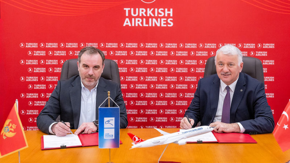 THY ile Air Montenegro arasında kod paylaşımı anlaşması