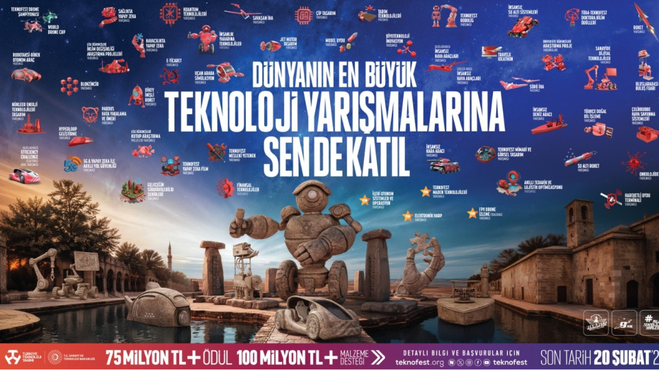 TEKNOFEST 2026 yarışmaları için başvurular başladı