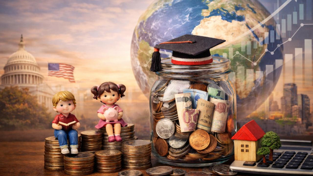 Çocukların birikimleri, ABD gündemi