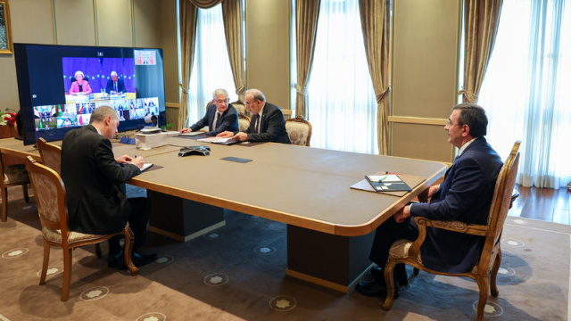 Cevdet Yılmaz'dan liderler toplantısı sonrası diplomasi çağrısı