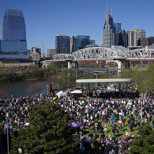 ABD'de 'Krallara hayır' protestosu 