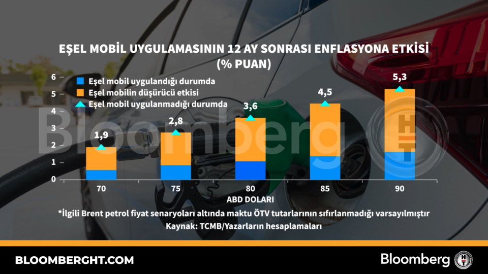 Eşel mobil uygulamasının 12 ay sonrası enflasyona etkisi