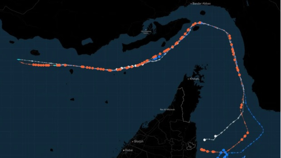 İran bağlantılı gemiler Basra Körfezi'ne girmek için yeni bir rota izliyor