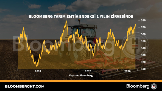 Bloomberg tarım emtia endeksi 1 yılın zirvesinde