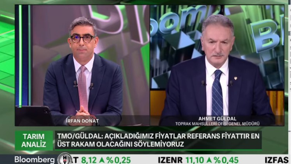 TMO Genel Müdürü Ahmet Güldal Bloomberg HT'ye Açıklama Yaptı