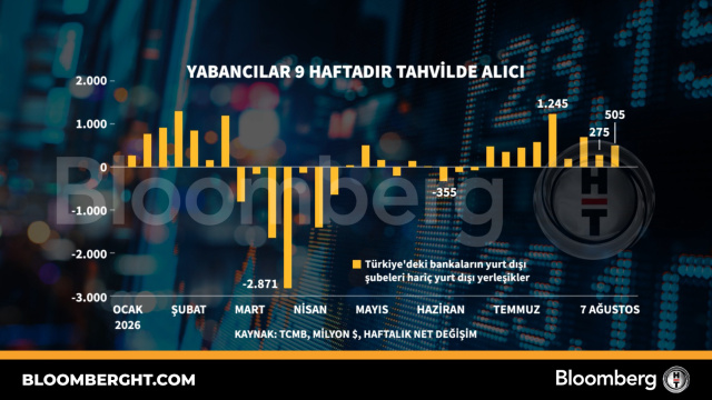 Yabancılar 9 haftadır tahvilde alıcı
