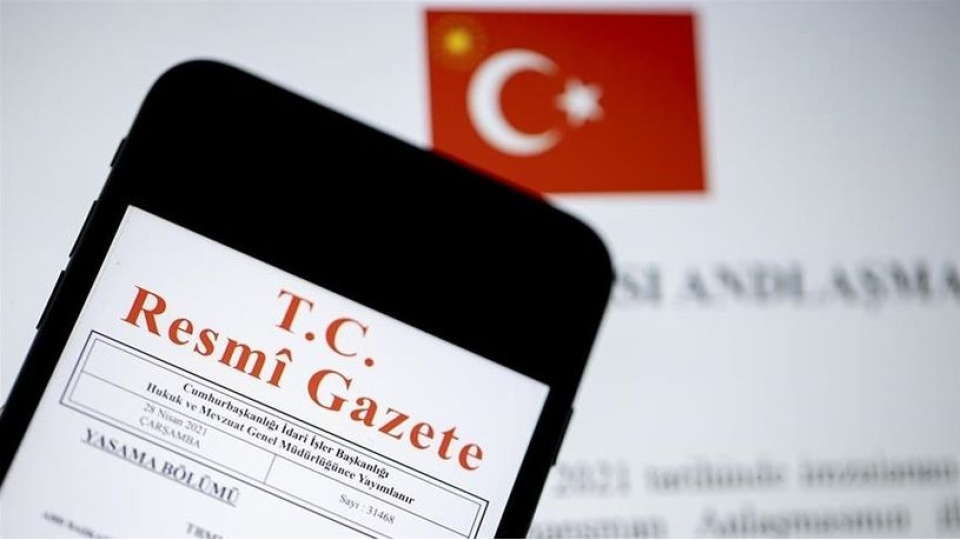 Resmi Gazete'de bugün (18.08.2026)