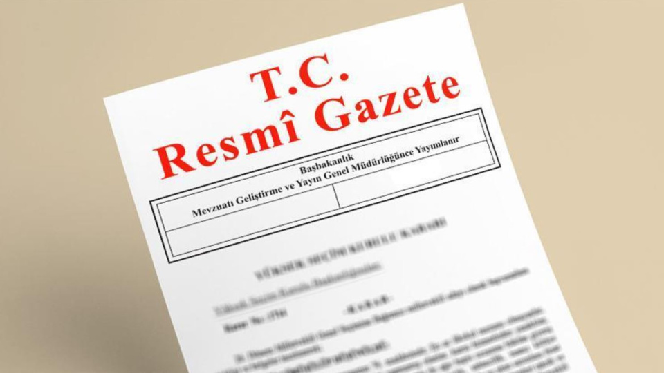 Resmi Gazete'de bugün (22.08.2026)