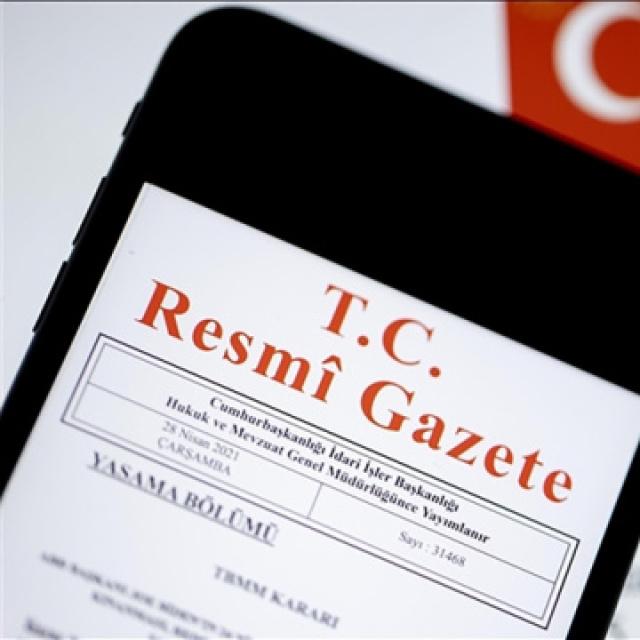 Resmi Gazete'de bugün (31.08.2026) - 3 hafta önce