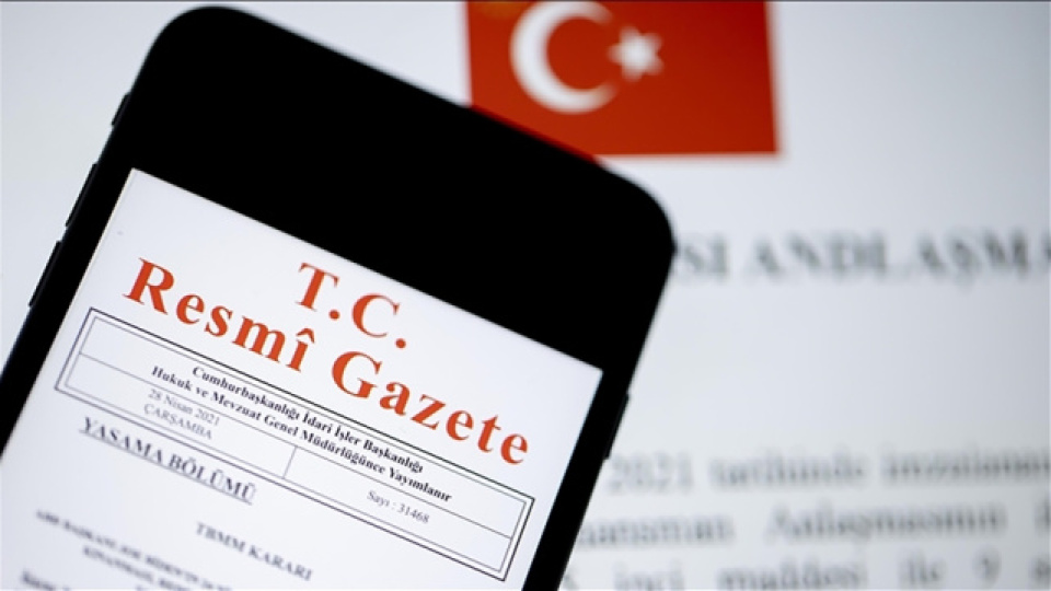 Resmi Gazete'de bugün (31.08.2026)