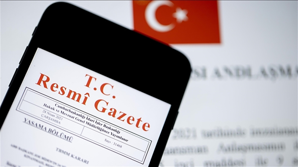 Resmi Gazete'de bugün (03.09.2026)