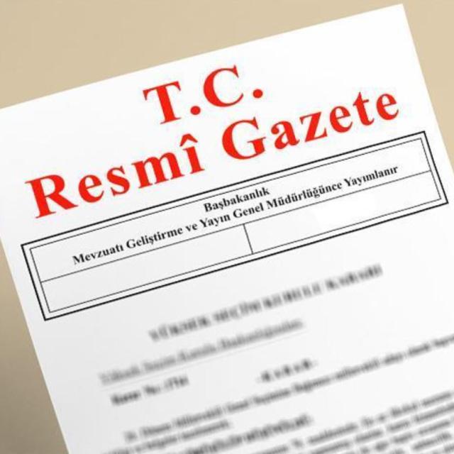 Resmi Gazete'de bugün (09.09.2026) - 2 hafta önce