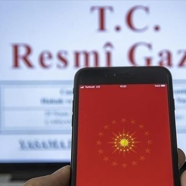 Resmi Gazete'de bugün (17.09.2026) - 1 hafta önce