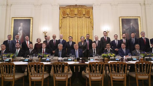 Trump yapay zeka devlerini Beyaz Saray'da ağırladı