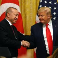 Cumhurbaşkanı Erdoğan Donald Trump'la görüştü